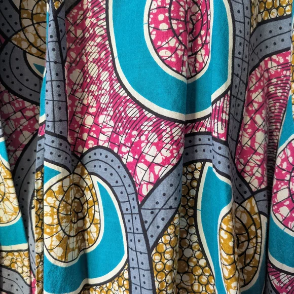 Colorful Patterned Kimono Cardigan - Picture 3 of 6